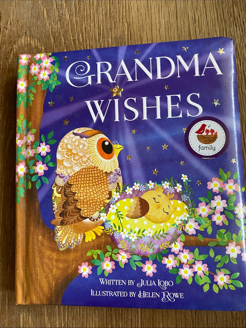 Grandma Wishes board book for babies